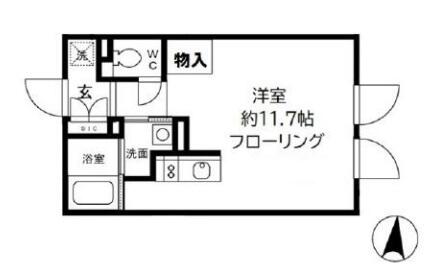 アレーロ白山II　～ALERO Hakusan II～ 305号室 間取り図
