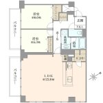 2LDK　マンション小石川