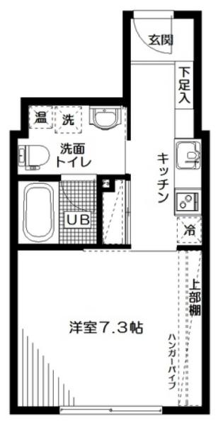 ランドレジデンス小石川 302号室 間取り図