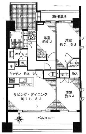 シティハウス本郷弓町間取り図