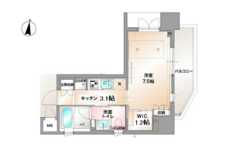 アトラス本郷赤門前間取り図