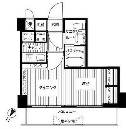 菱和パレス小石川後楽園 3F 間取り図