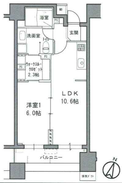 リビオレゾン本郷間取り図