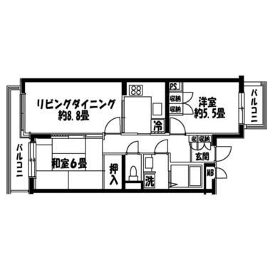 ニューハイツ白山間取り図