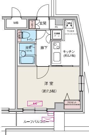 VIDA文京関口間取り図