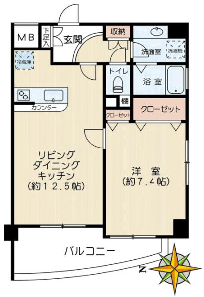 真砂コート間取り図