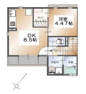 クオーレ千石 202号室 間取り図