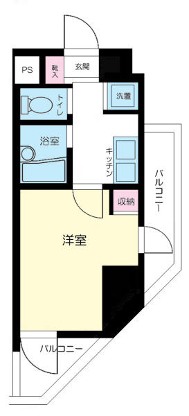 スカイコート文京白山第3間取り図