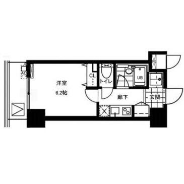 レジディア文京本郷II 304号室 間取り図