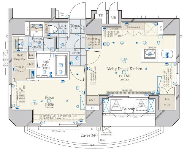 コンシェリア文京小石川間取り図