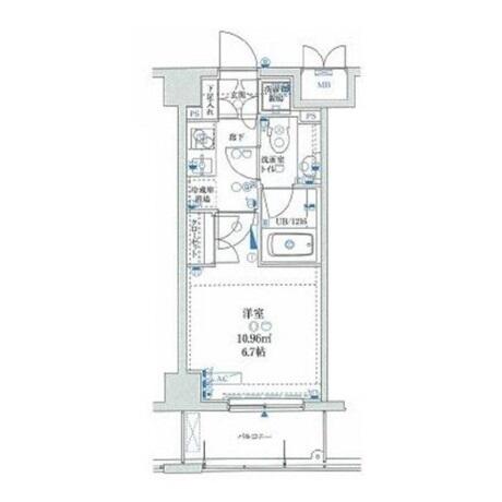 パークプリエ神楽坂間取り図