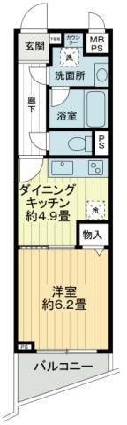 ライオンズマンション後楽園間取り図