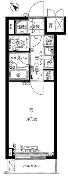 ルーブル小石川弐番館間取り図