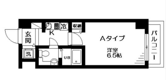 シャイン小石川 203号室 間取り図