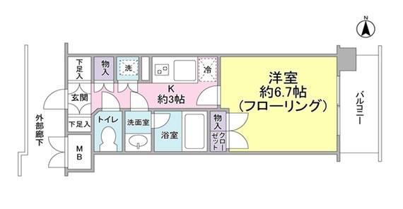 クオリア小石川間取り図