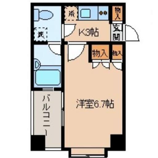 レジディア後楽園間取り図