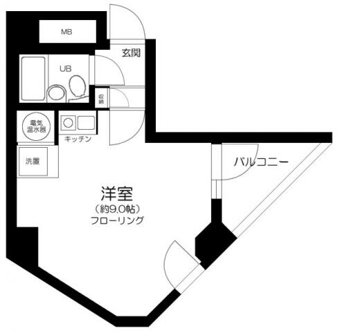 ライオンズマンション白山第3間取り図