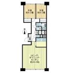 湯島ハイタウン A棟間取り画像