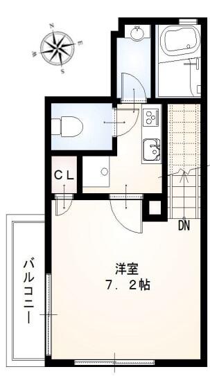 Glanz小石川 201号室 間取り図