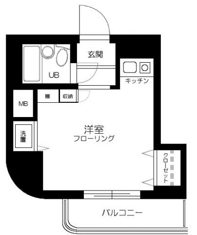 シティハイツ新大塚間取り図