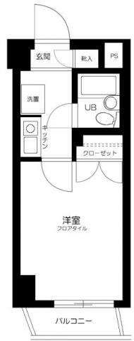 エヴェナール茗荷谷間取り図