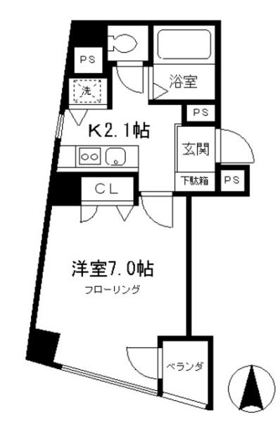 プルナス湯島間取り図