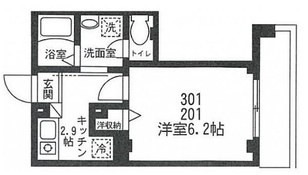 パークサイドフレンズ間取り図