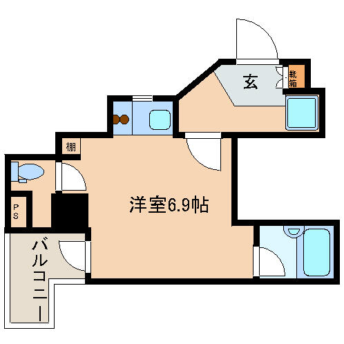 レジディア文京湯島II間取り図