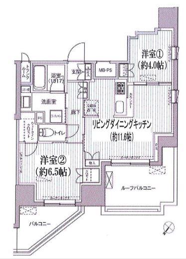 ヒューリックレジデンス駒込間取り図