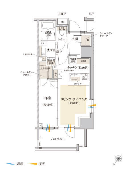 クレヴィア文京本駒込間取り図