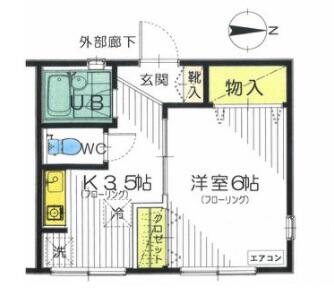 コリーヌ西片間取り図