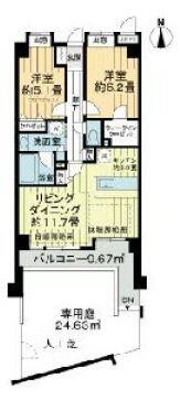 ライオンズガーデンヒルズ白山間取り図