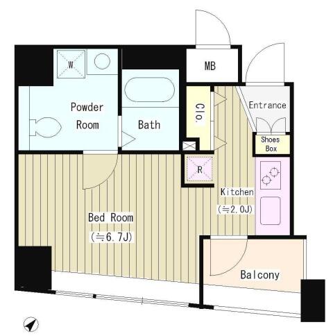 フィーカ千石 302号室 間取り図