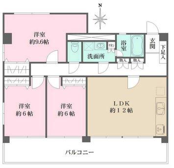 湯島マンションサマリヤ間取り図