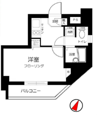 スカイコートお茶の水女子大前第2間取り図