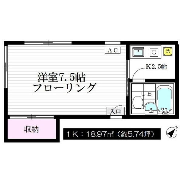 ドミ西片間取り図