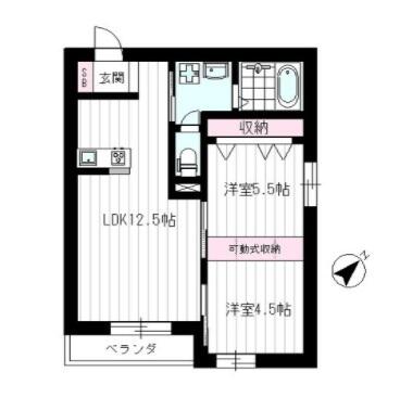 コリーヌミキ間取り図