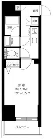 トーカン湯島キャステール間取り図