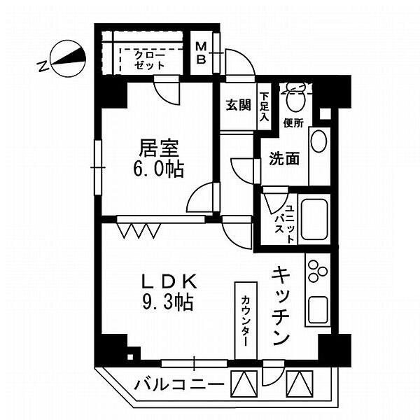 KDXレジデンス文京湯島間取り図