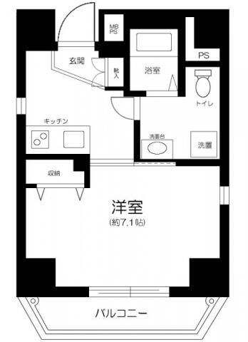 フェルクルールプレスト文京湯島間取り図