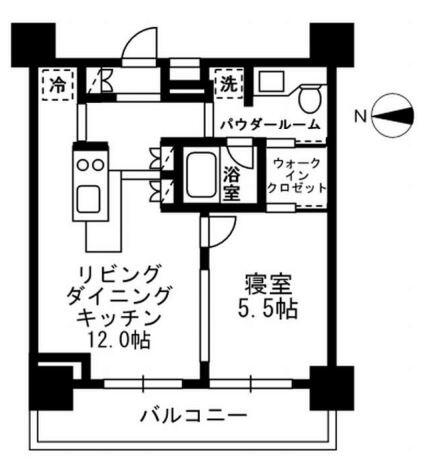 レジディア文京湯島III間取り図