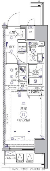 クレイシア秋葉原間取り図