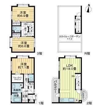 ティエドゥール文京関口間取り図