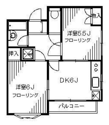 パークサイドハイツ新大塚間取り図