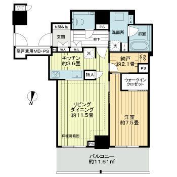 ザ・ライオンズ上野の森間取り図