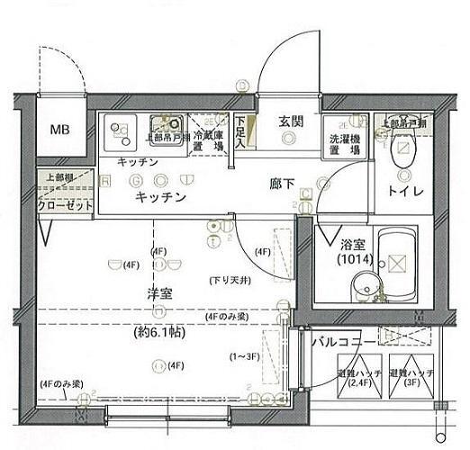 フォルトゥナ小石川間取り図