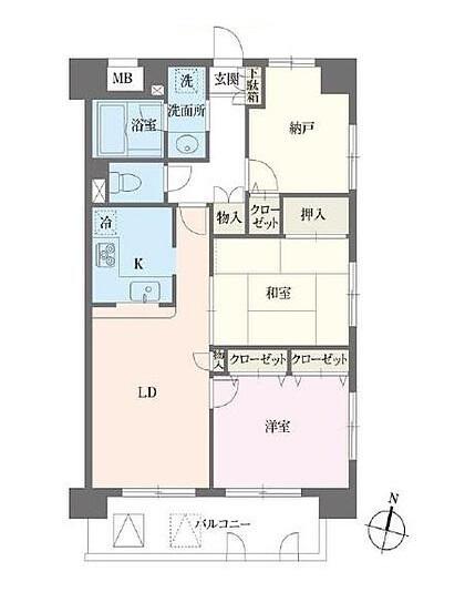 本駒込Kマンション間取り図