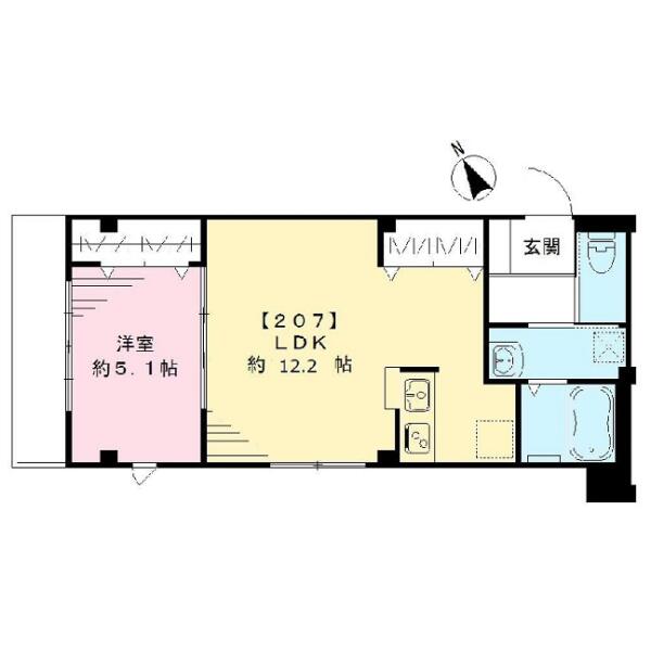 ラシーネ西片間取り図