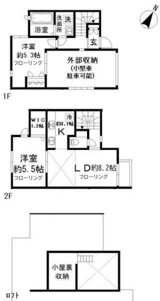 コートヒル白山間取り図