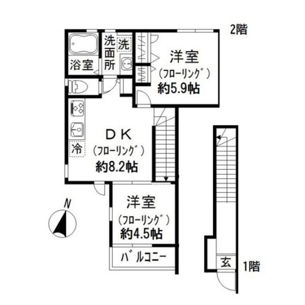 ハイツ文京大塚間取り図